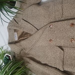 Vintage Herringbone Coat